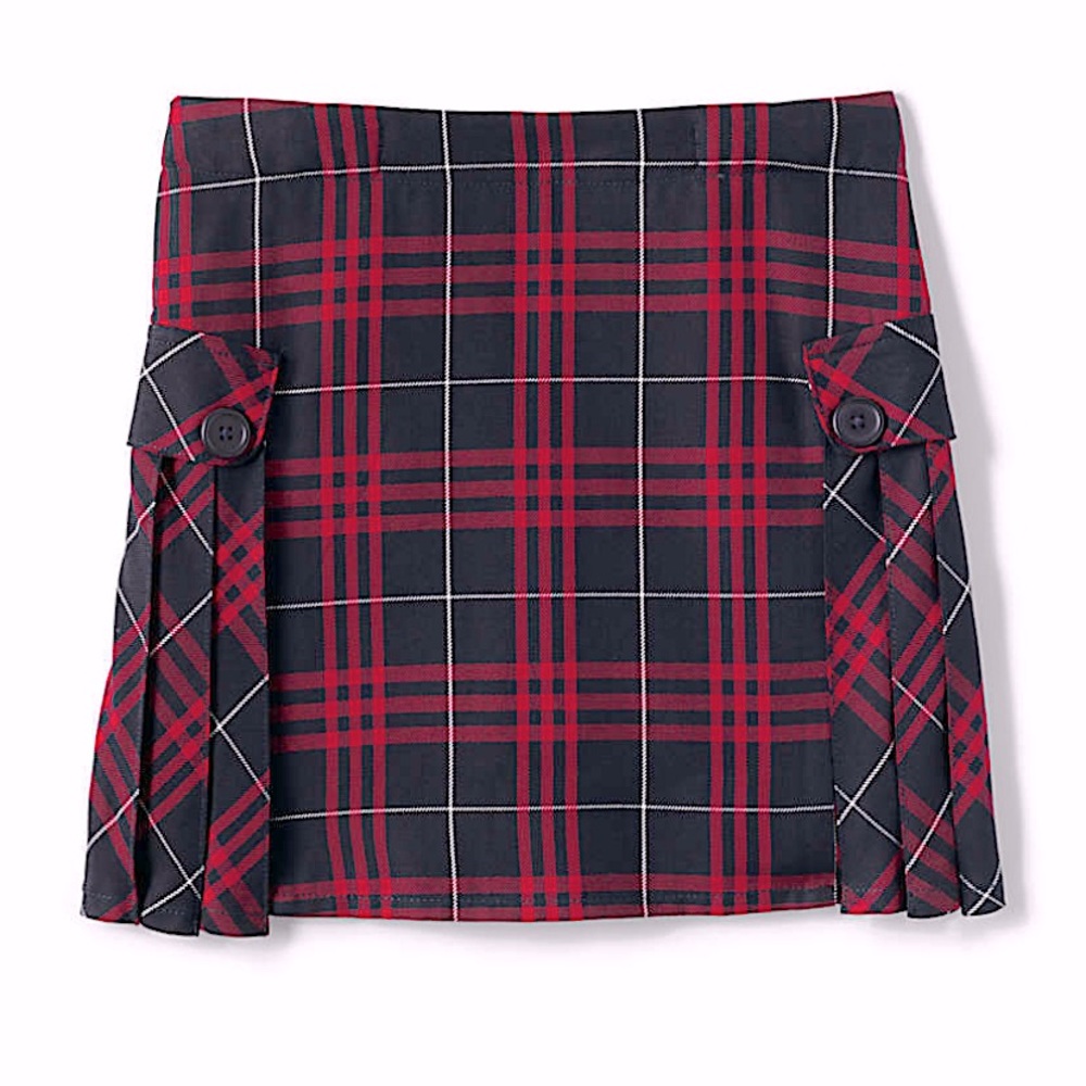 Lands’ End Plaid Skort